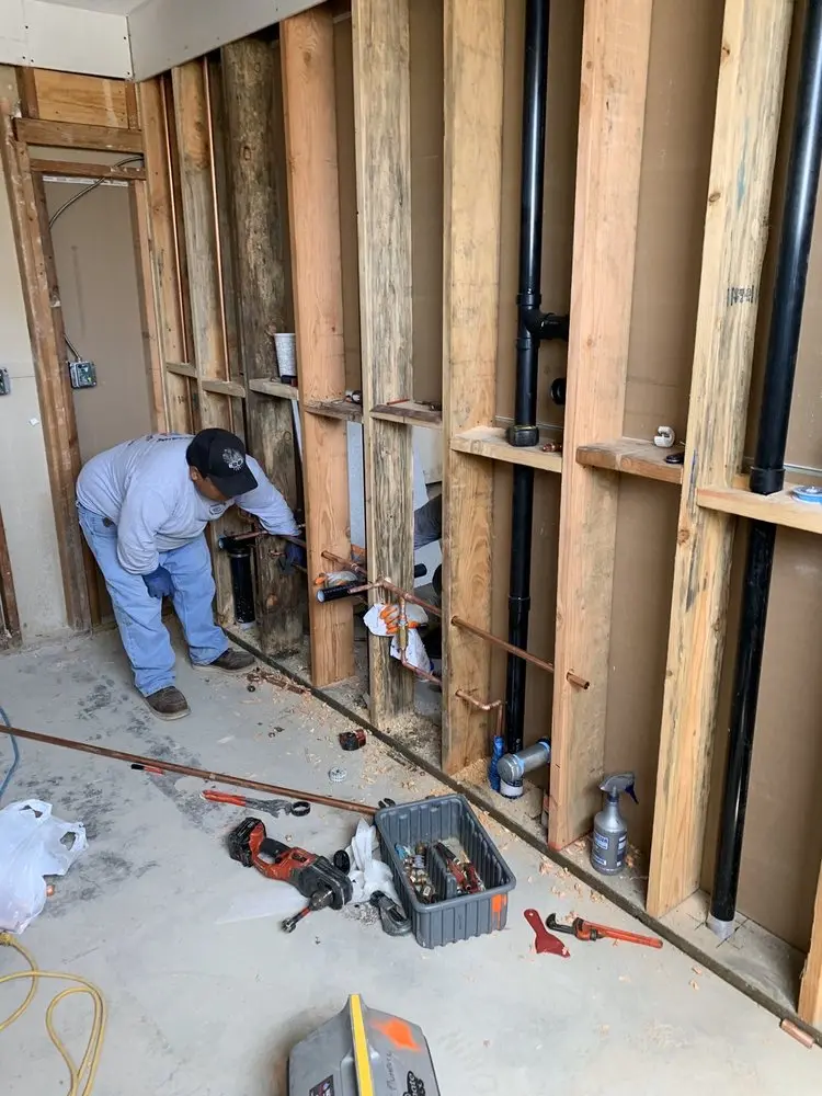 Commercial rough-in plumbing for Gas Line Repair in Granite Dells